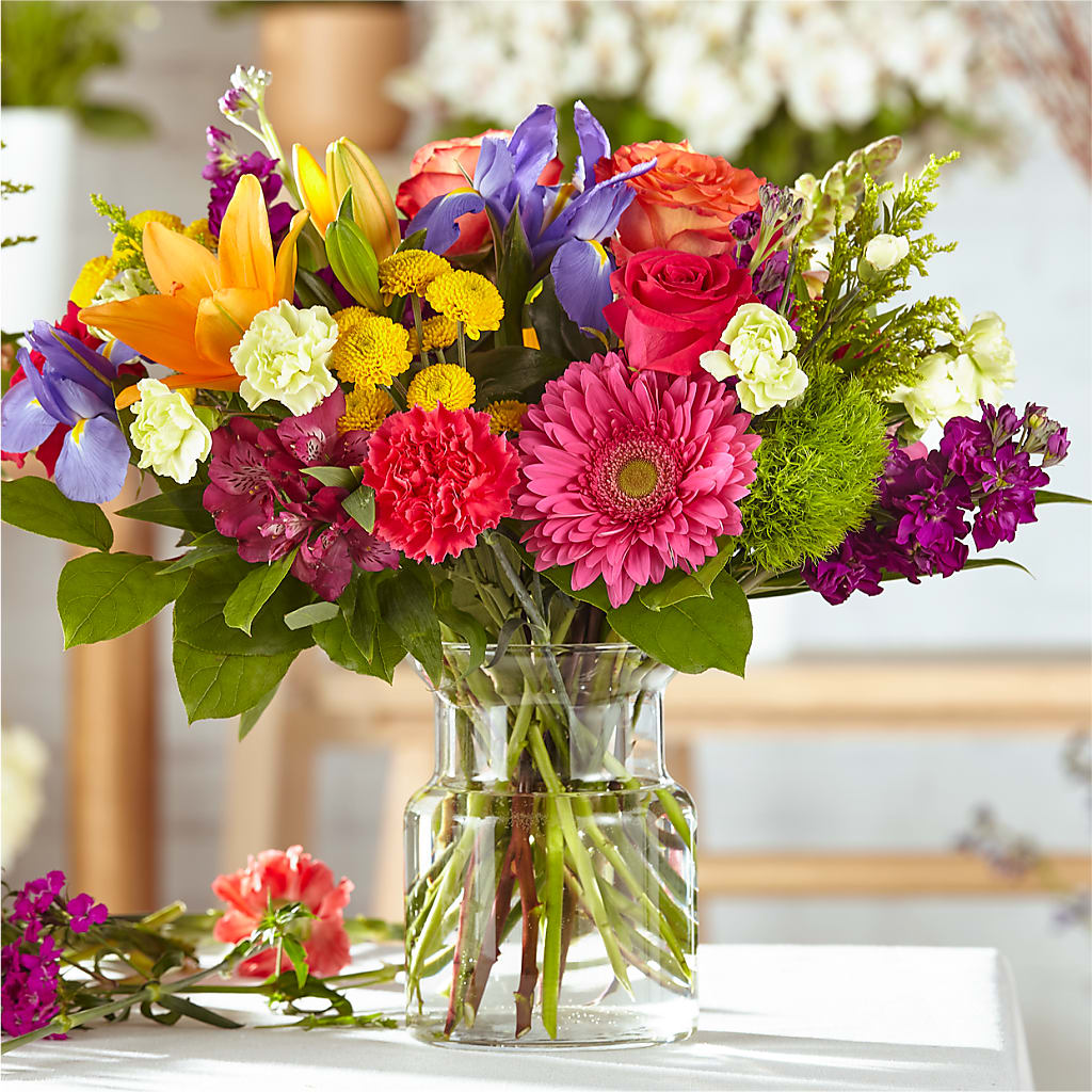 Bold & Bright – A Florist Original – Valley Flower Shoppe, Waverly NY