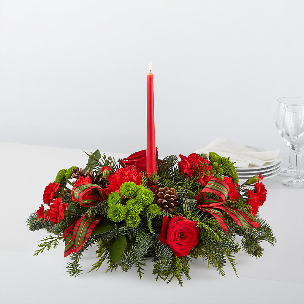 By the Candlelight Centerpiece – Valley Flower Shoppe, Waverly NY