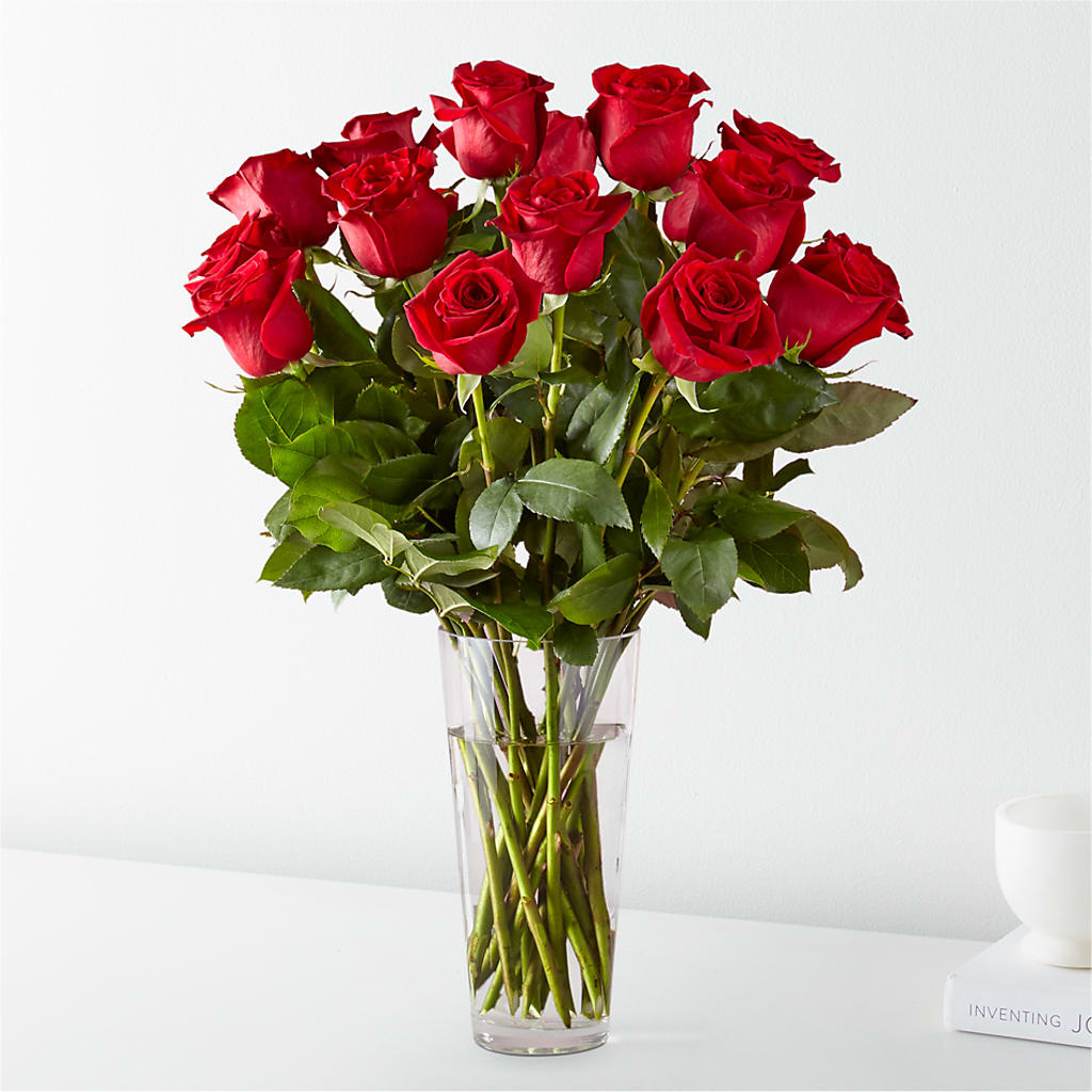 Long Stem Red Rose Bouquet – Valley Flower Shoppe, Waverly NY