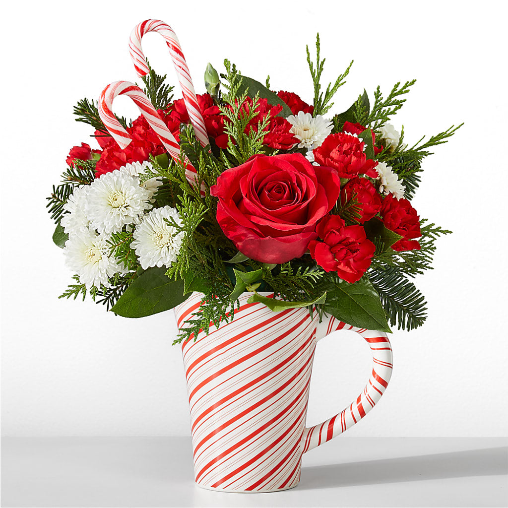 Peppermint Swirl Mug – Valley Flower Shoppe, Waverly NY