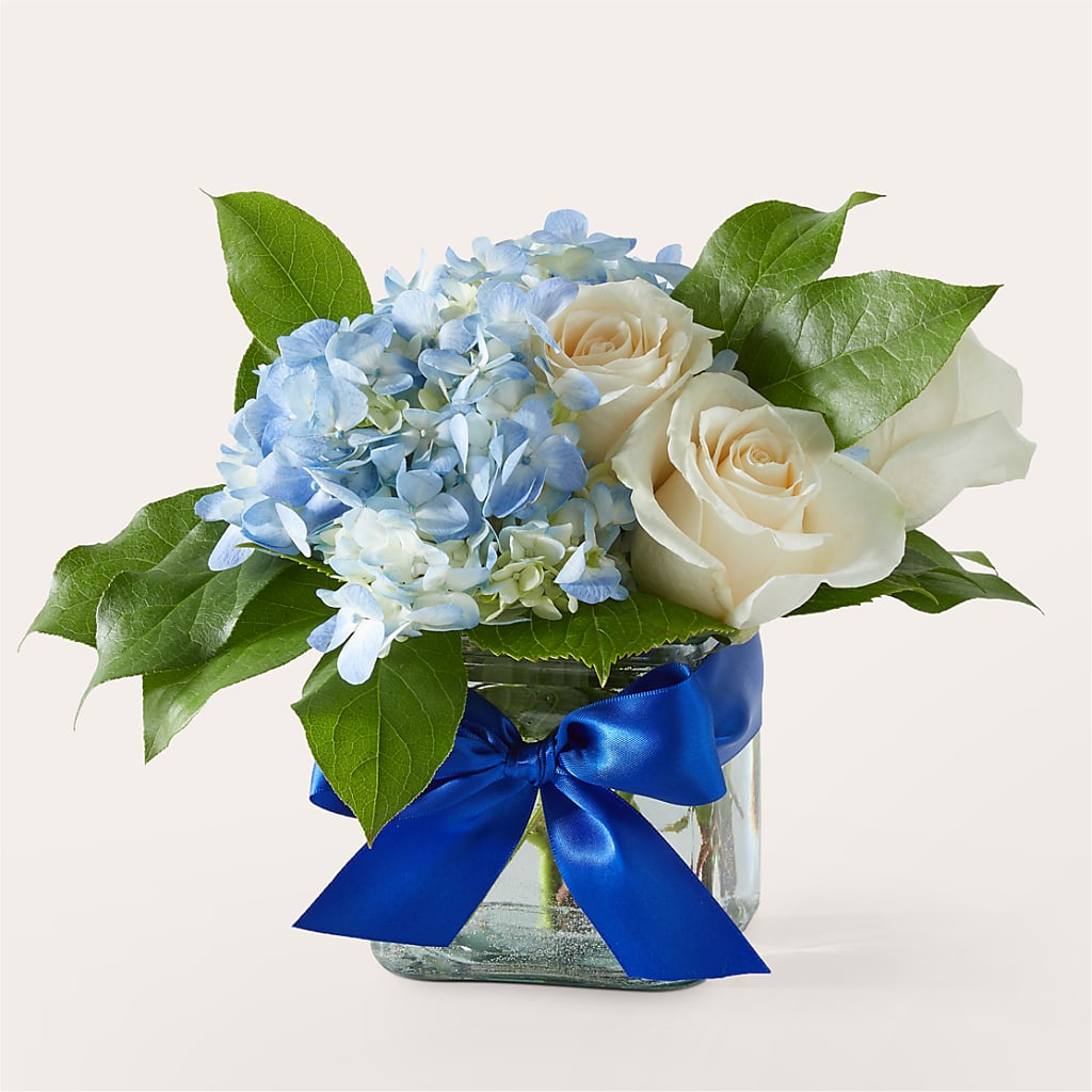 Sky Blue Delight Bouquet – Valley Flower Shoppe, Waverly NY
