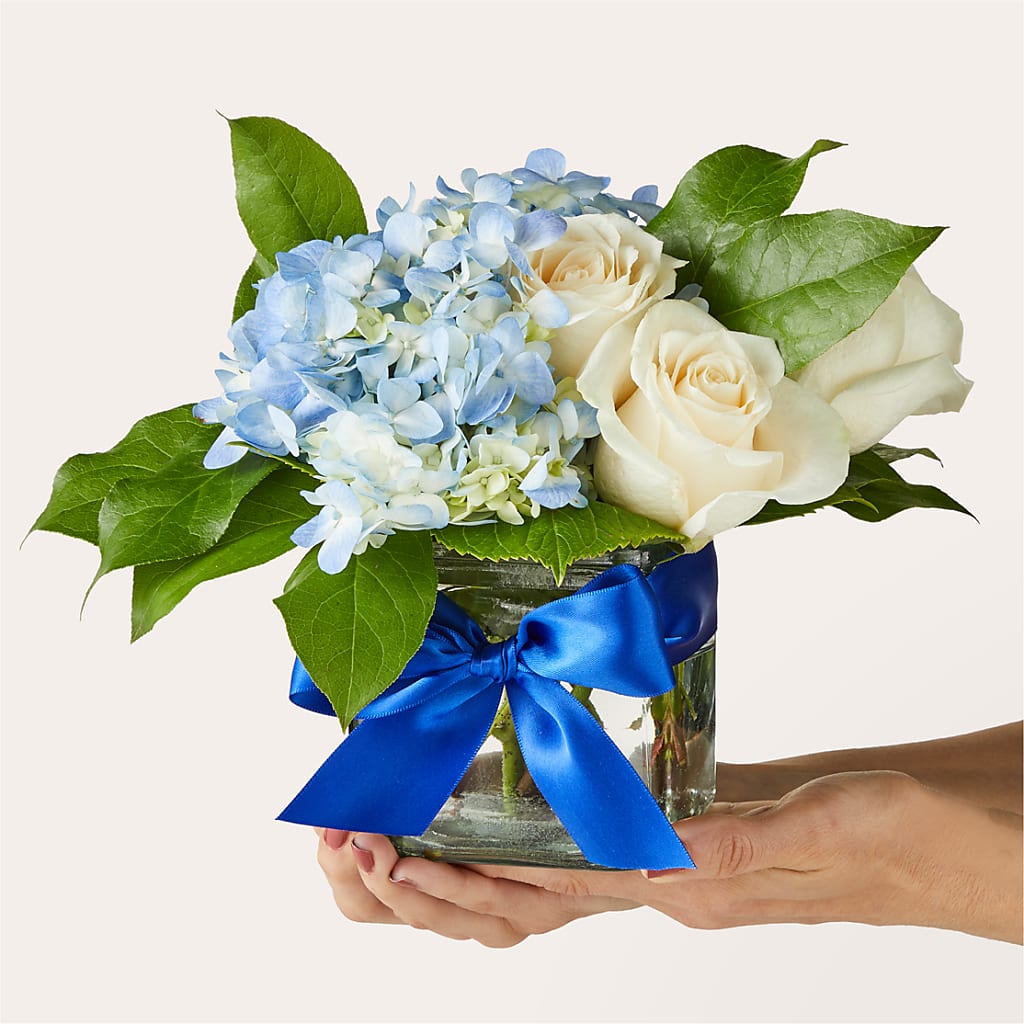 Sky Blue Delight Bouquet – Valley Flower Shoppe, Waverly NY