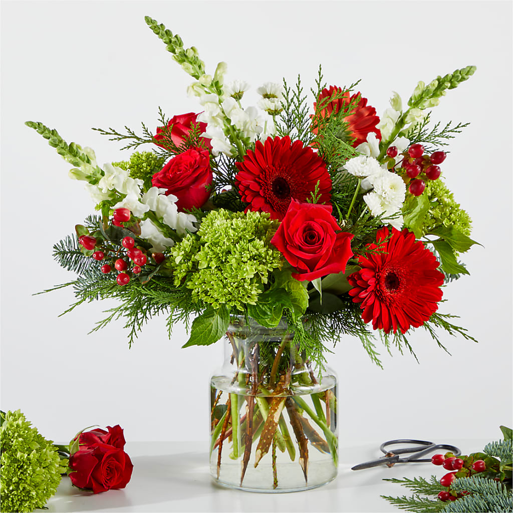 Merry Moment Bouquet – A Florist Original – Valley Flower Shoppe, Waverly NY