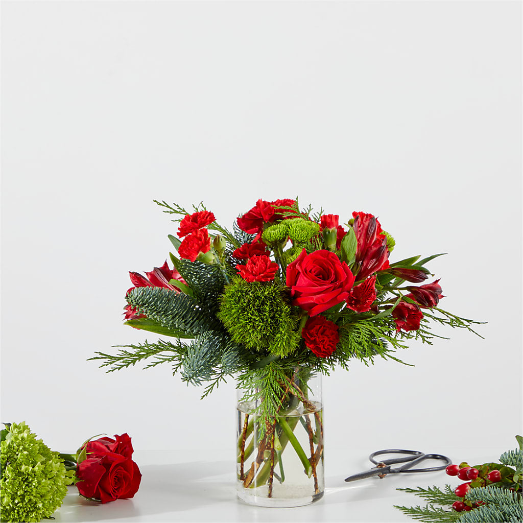 Merry Moment Bouquet – A Florist Original – Valley Flower Shoppe, Waverly NY