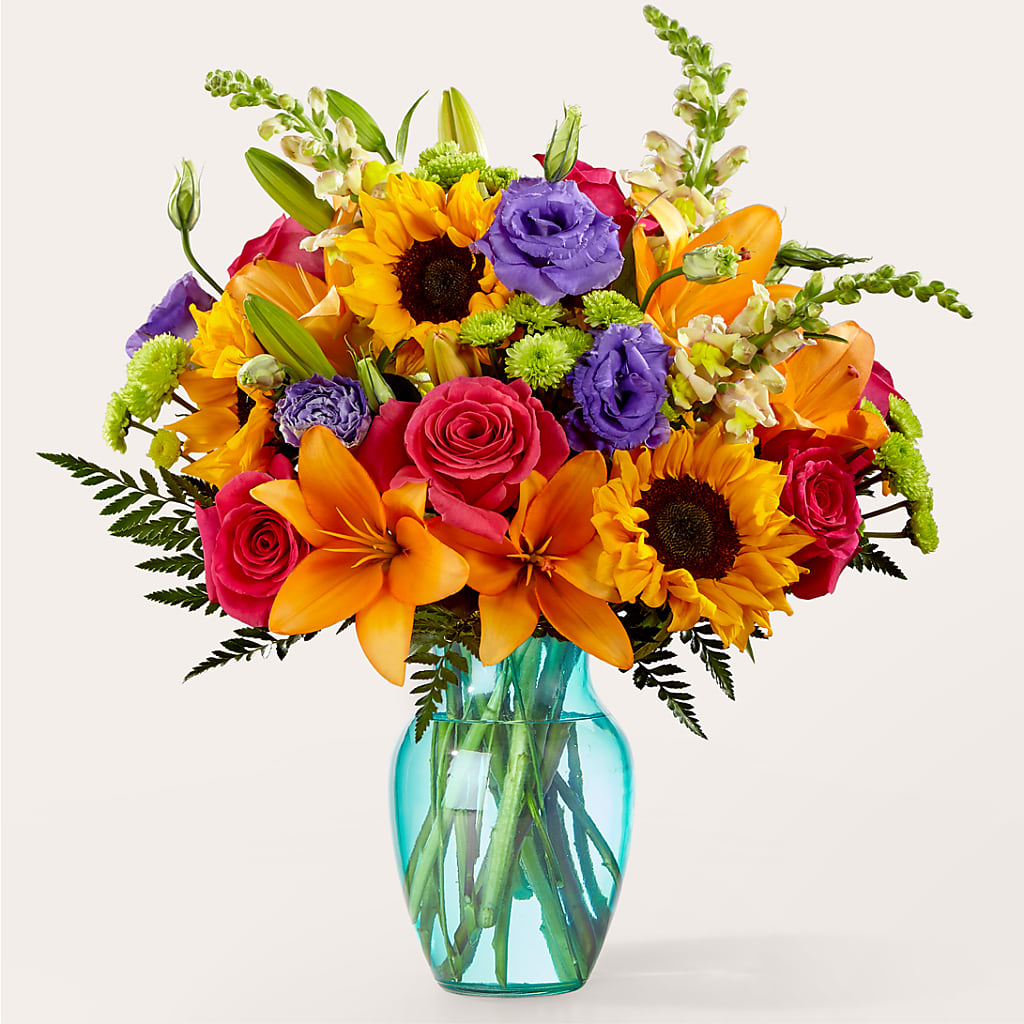 Double Rainbow Bouquet – Valley Flower Shoppe, Waverly NY