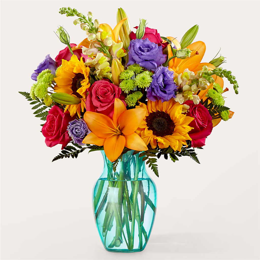 Double Rainbow Bouquet – Valley Flower Shoppe, Waverly NY