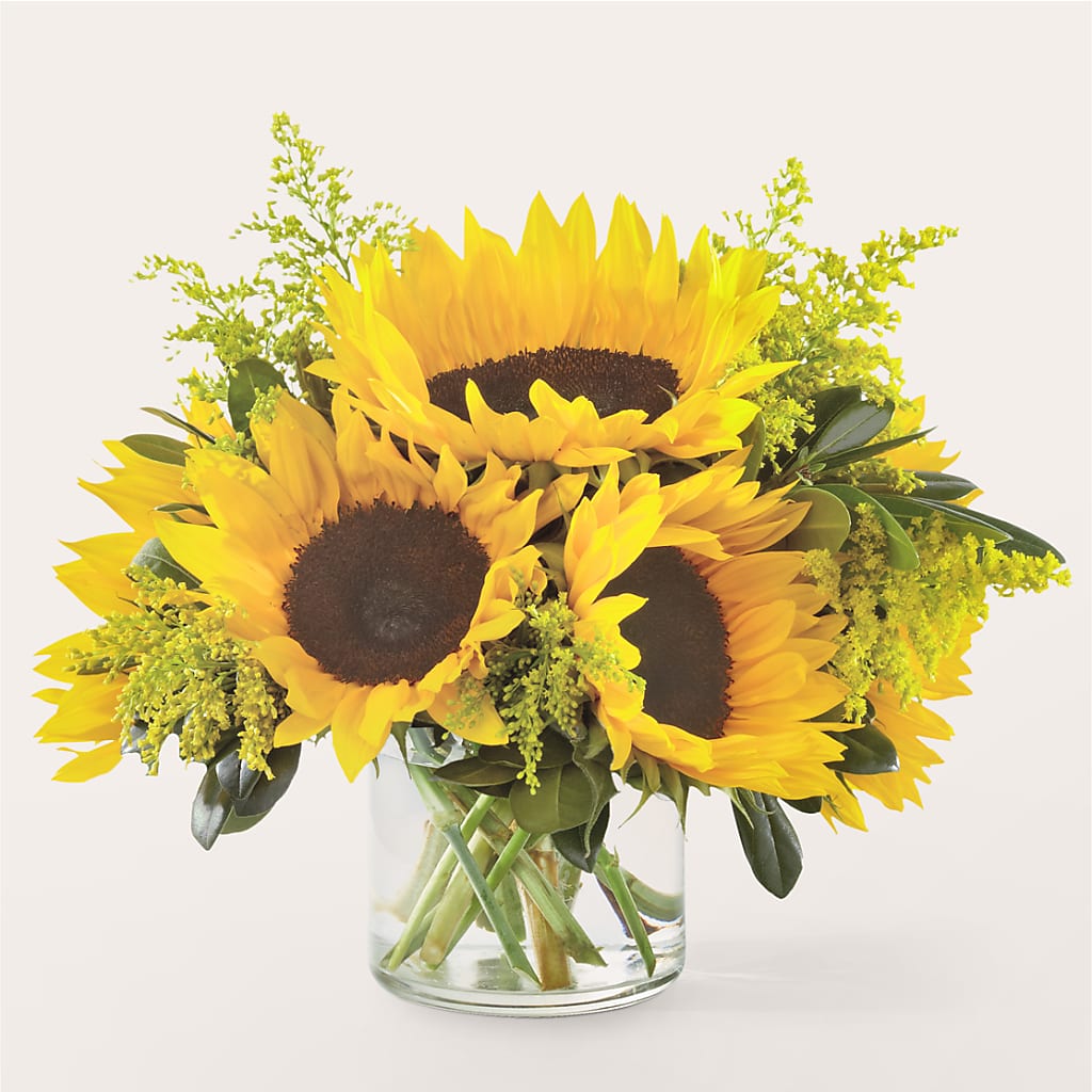 Beaming Sunflower Bouquet – Valley Flower Shoppe, Waverly NY