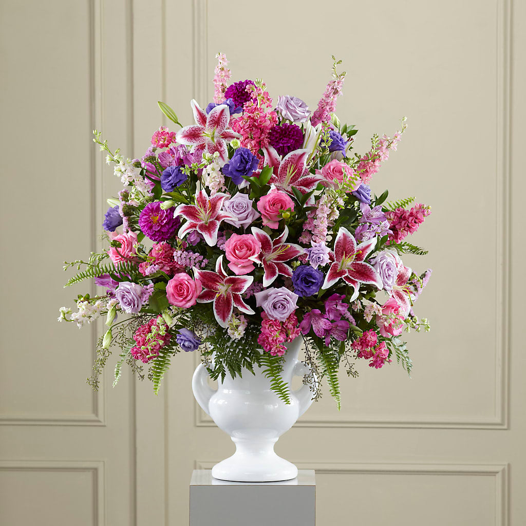 Peaceful Tribute Arrangement – Valley Flower Shoppe, Waverly NY