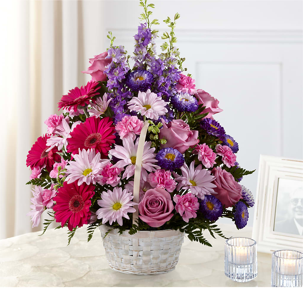 Pastel Peace Basket – Valley Flower Shoppe, Waverly NY