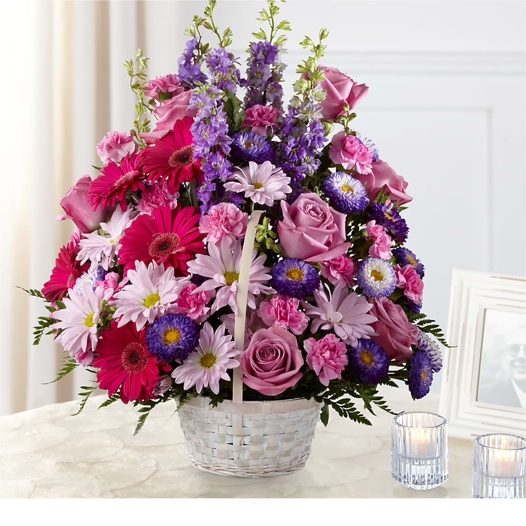 Pastel Peace Basket – Valley Flower Shoppe, Waverly NY