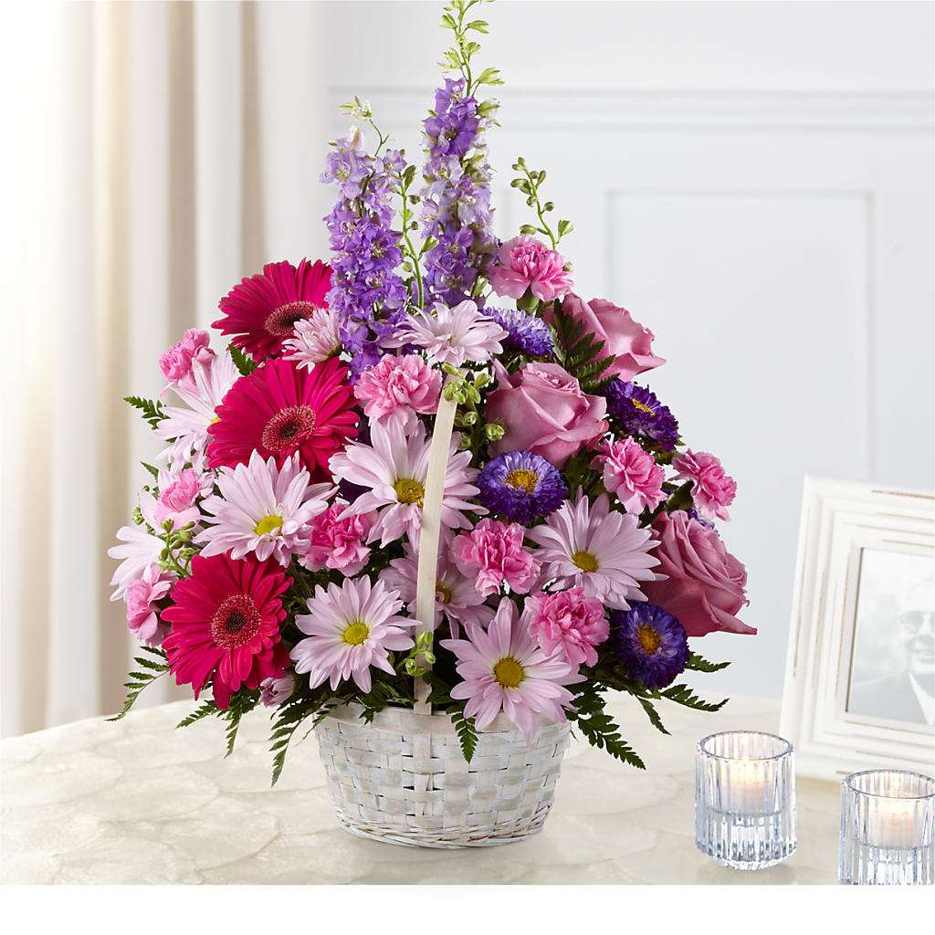 Pastel Peace Basket – Valley Flower Shoppe, Waverly NY
