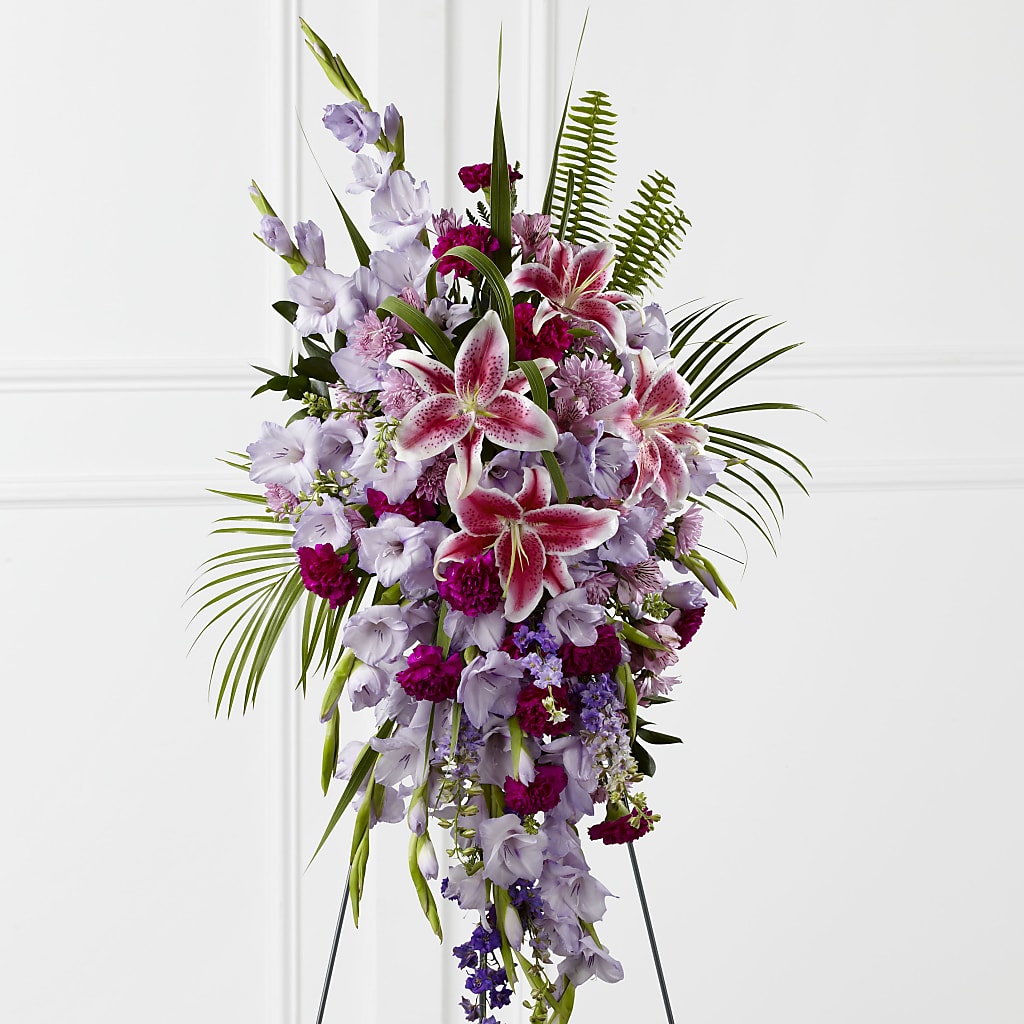 Tender Touch Standing Spray – Valley Flower Shoppe, Waverly NY
