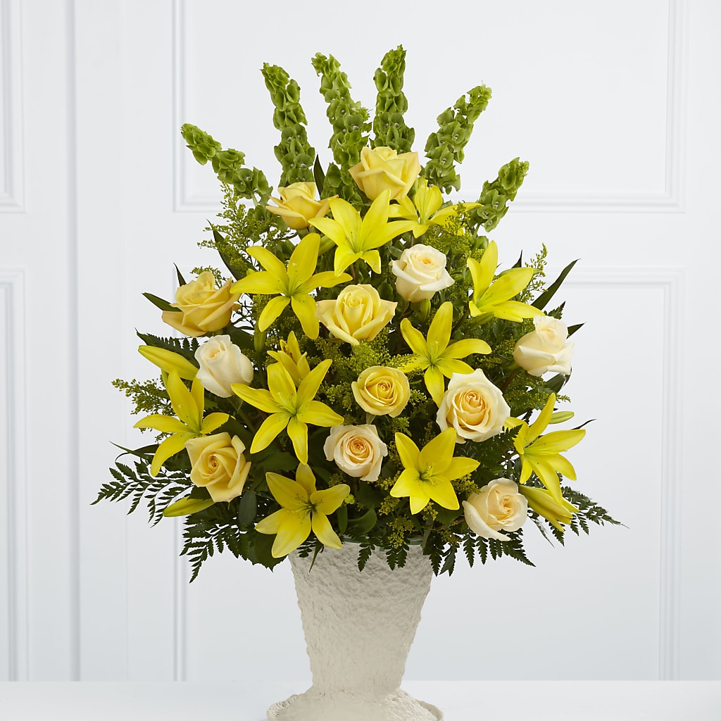 Golden Memories Arrangement – Valley Flower Shoppe, Waverly NY