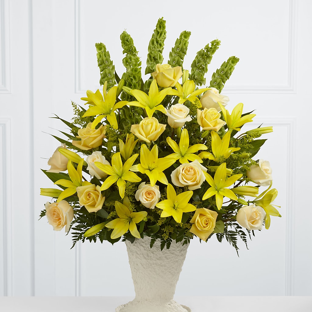 Golden Memories Arrangement – Valley Flower Shoppe, Waverly NY