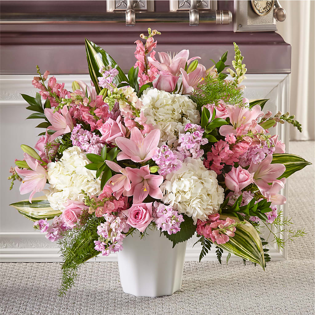 Simply Serene Floor Basket – Valley Flower Shoppe, Waverly NY