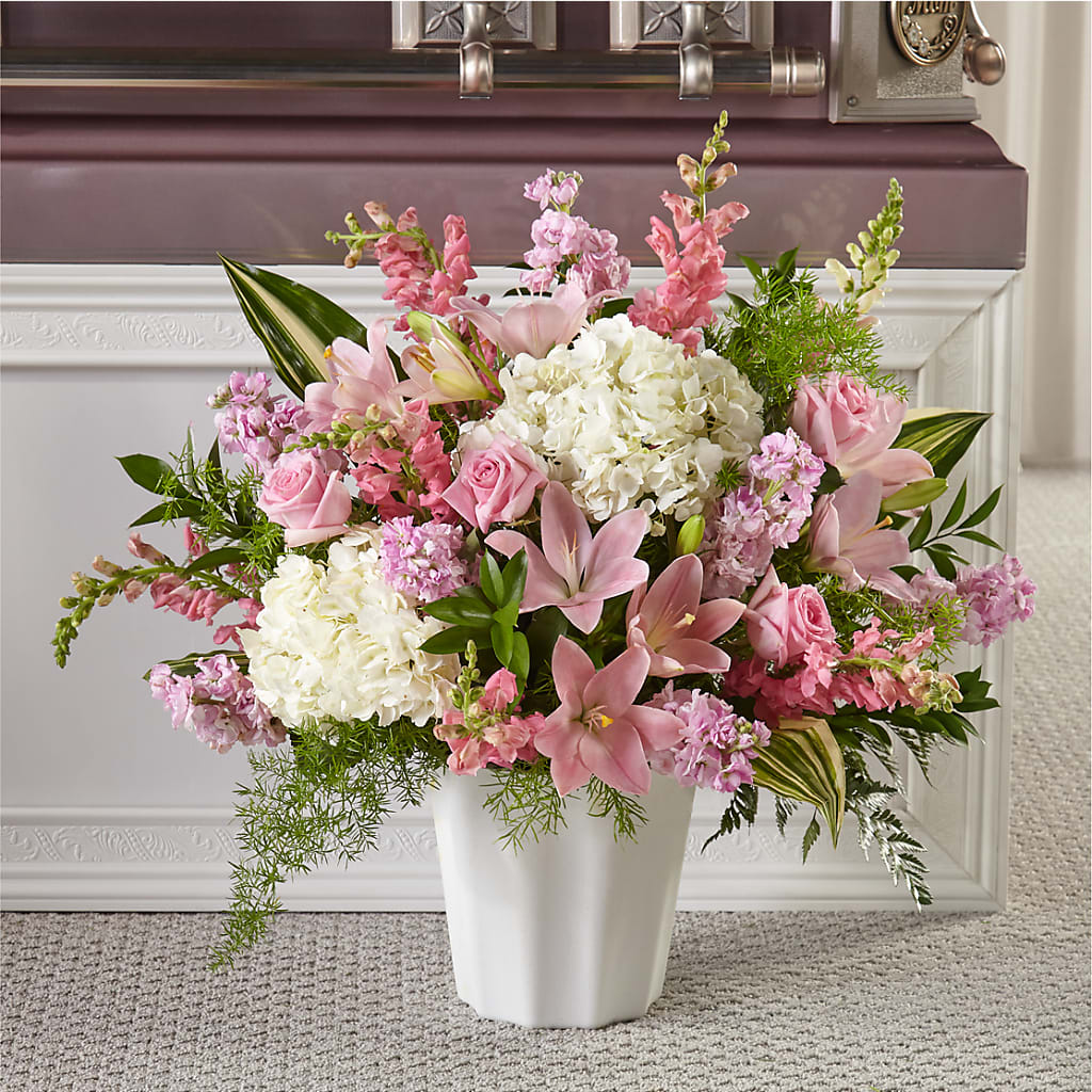 Simply Serene Floor Basket – Valley Flower Shoppe, Waverly NY