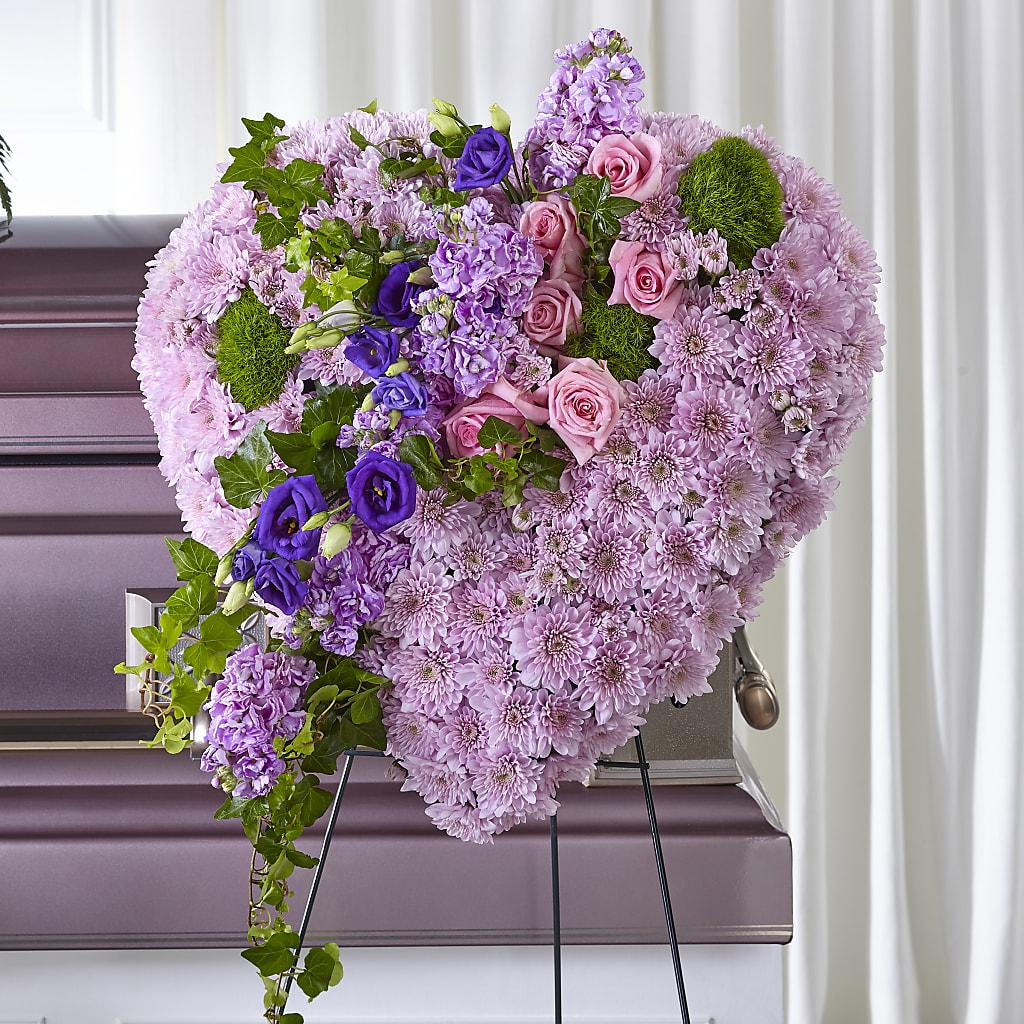 Treasured Love Standing Heart – Valley Flower Shoppe, Waverly NY