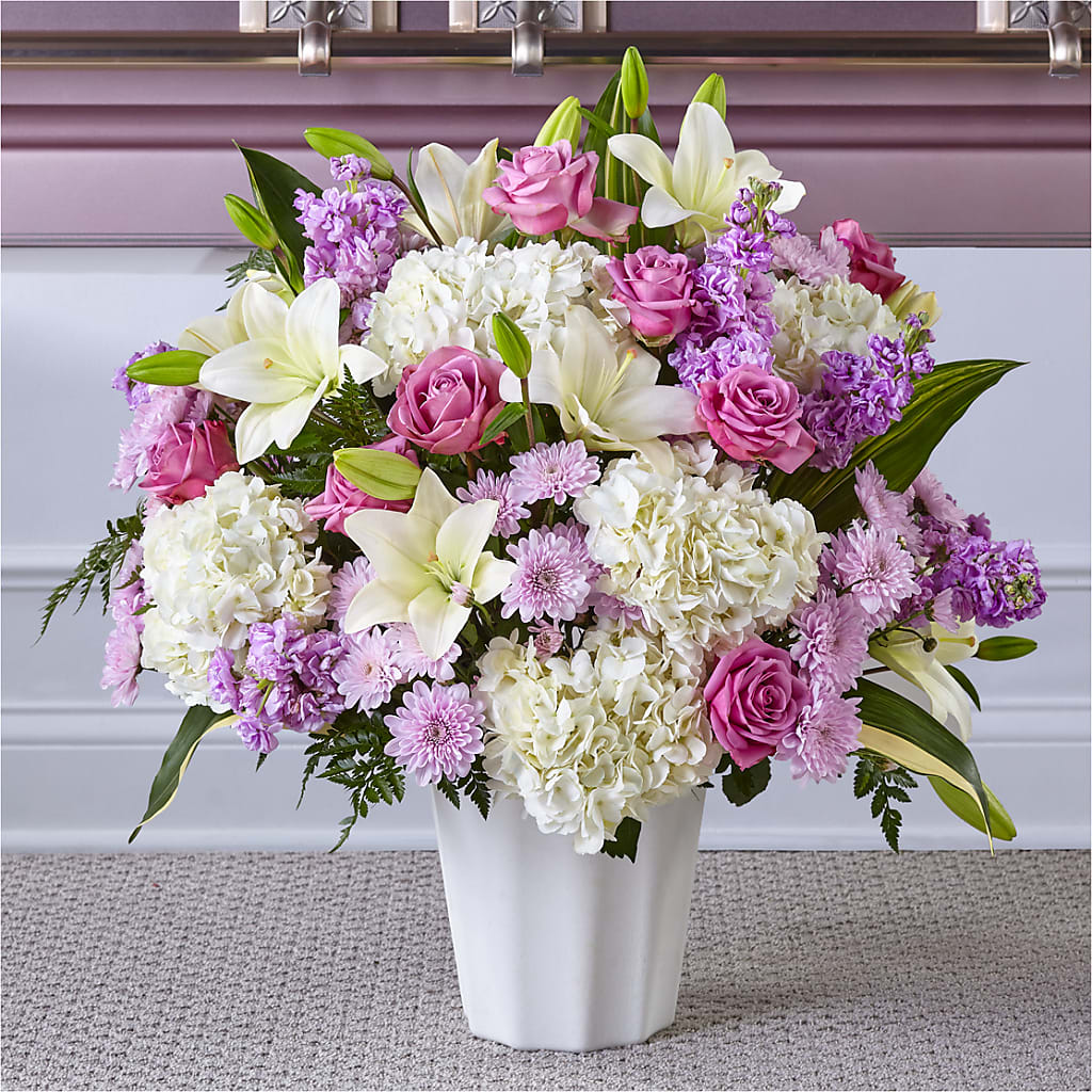 Heaven Sent Floor Basket – Valley Flower Shoppe, Waverly NY