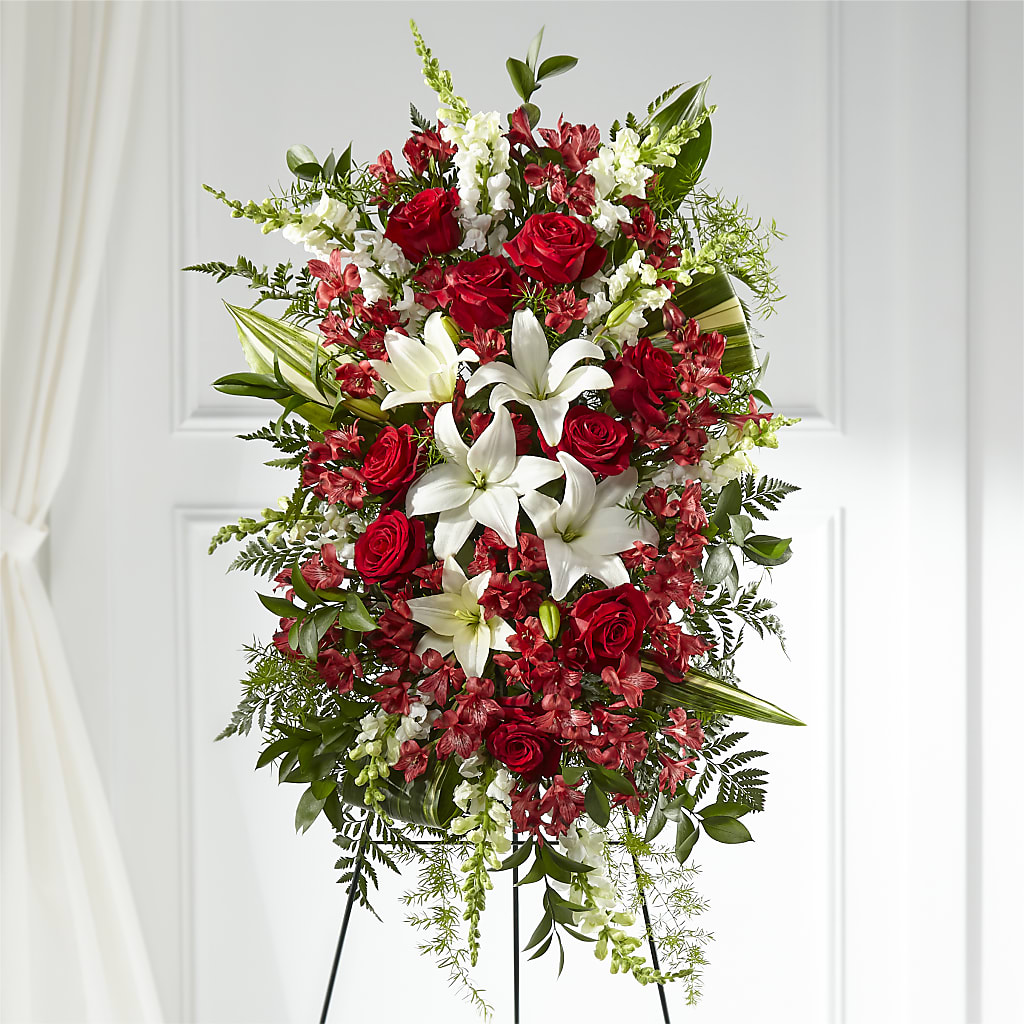 Everlasting Memory Standing Spray – Valley Flower Shoppe, Waverly NY