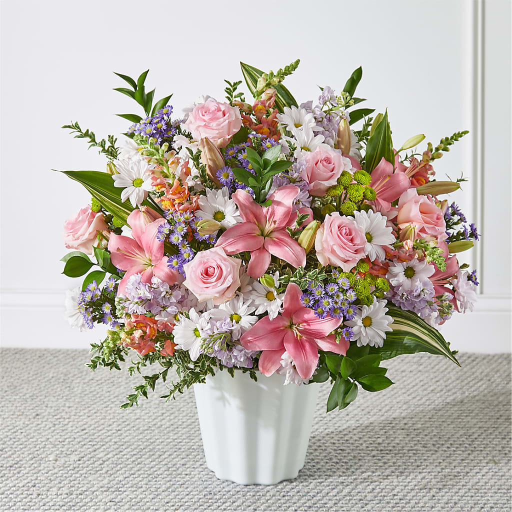 Abundant Compassion Floor Basket – Valley Flower Shoppe, Waverly NY