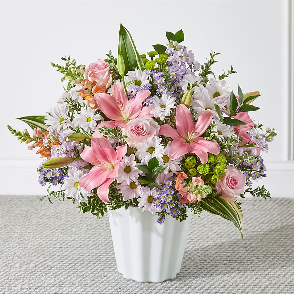 Abundant Compassion Floor Basket – Valley Flower Shoppe, Waverly NY