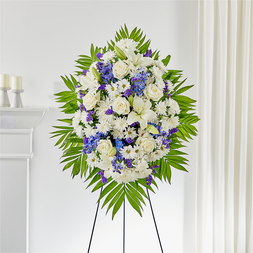 At Rest Standing Spray – Valley Flower Shoppe, Waverly NY