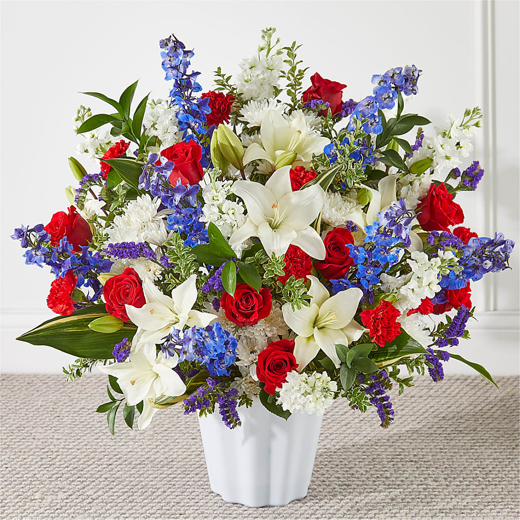 Consoled Floor Basket – Valley Flower Shoppe, Waverly NY