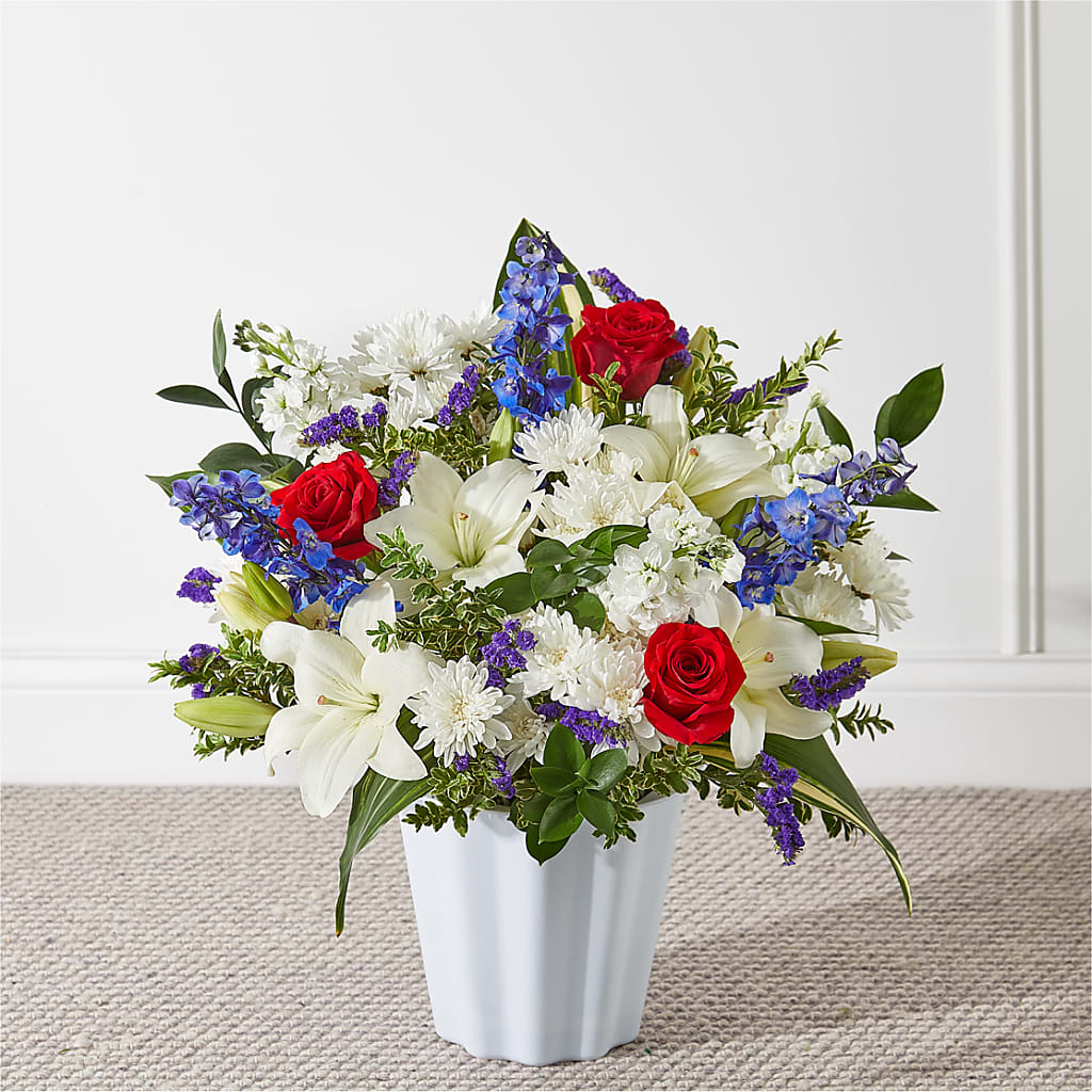 Consoled Floor Basket – Valley Flower Shoppe, Waverly NY