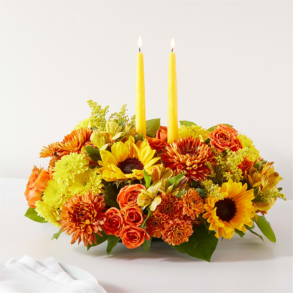 Autumn Harmony Centerpiece – Valley Flower Shoppe, Waverly NY