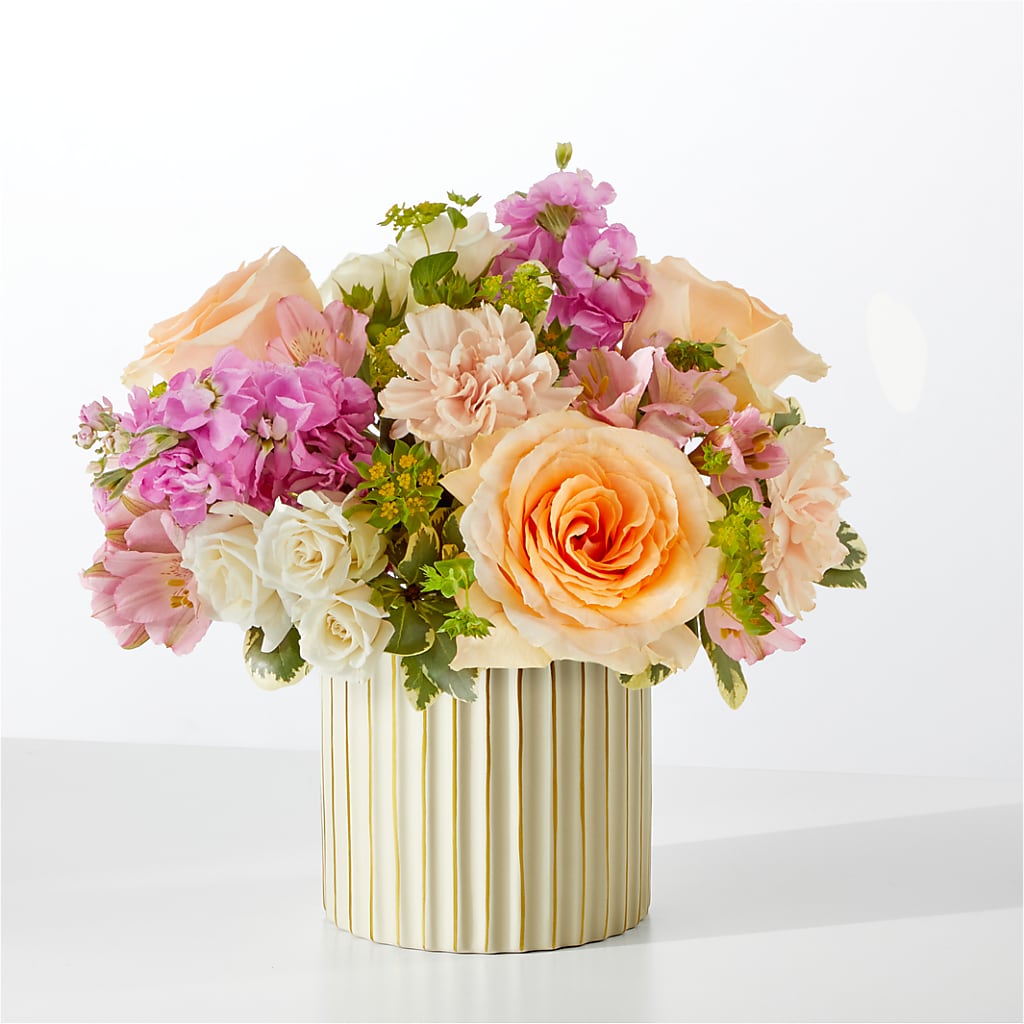 Paradise Bouquet with Ivory Vase – Valley Flower Shoppe, Waverly NY