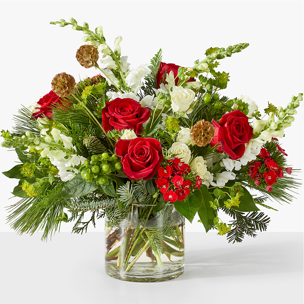 Deck the Halls Bouquet – Valley Flower Shoppe, Waverly NY