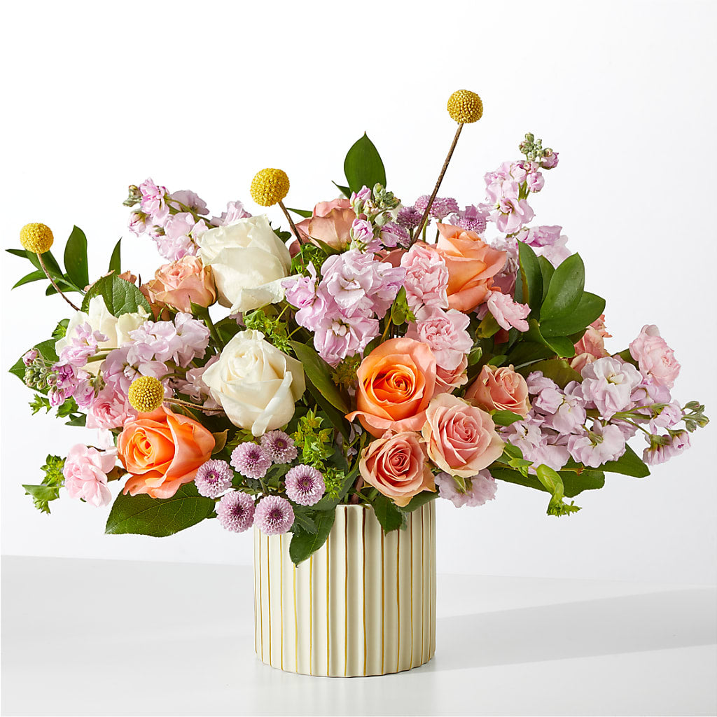 French Market Bouquet with Ivory Vase – Valley Flower Shoppe, Waverly NY