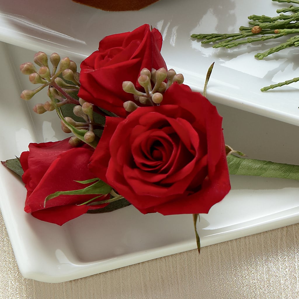 Red Spray Rose Boutonniere – Valley Flower Shoppe, Waverly NY