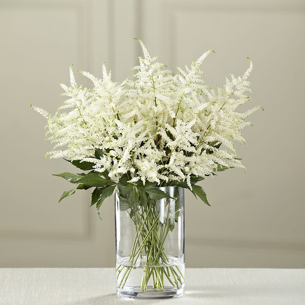 White Astilbe Bouquet – Valley Flower Shoppe, Waverly NY