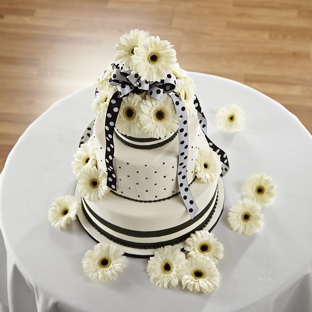 Simple Sophistication Cake Décor – Valley Flower Shoppe, Waverly NY