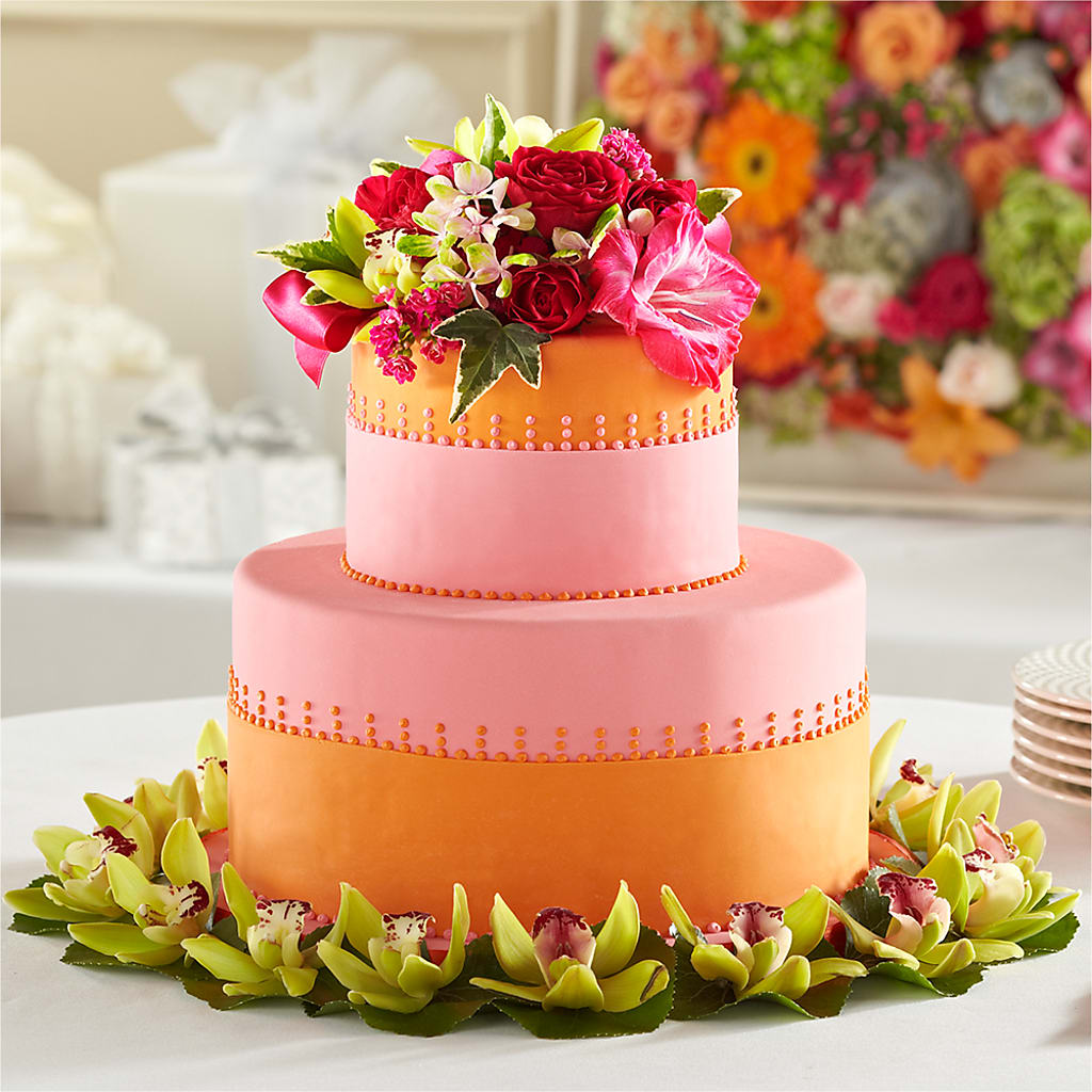 Sweet Citrus Cake Decor – Valley Flower Shoppe, Waverly NY