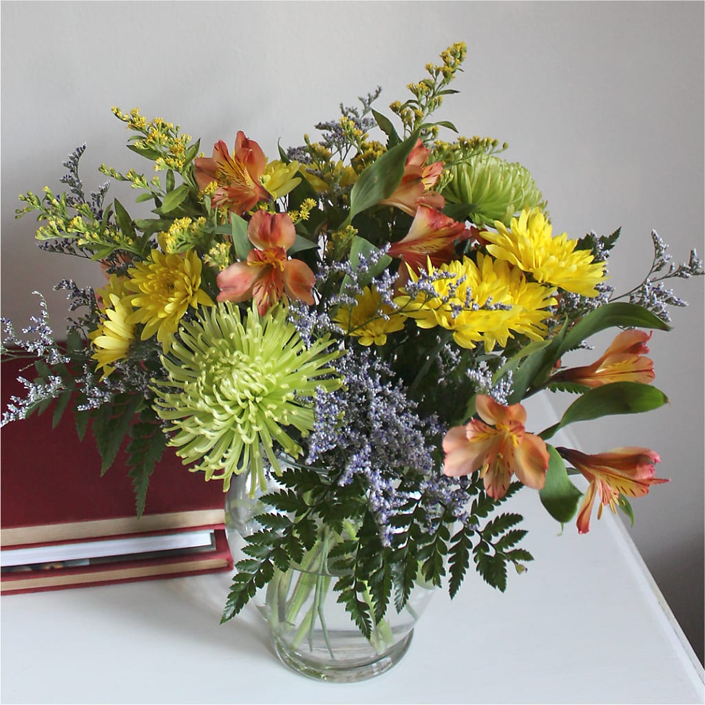 Marmalade Skies Bouquet –  Valley Flower Shoppe, Waverly NY