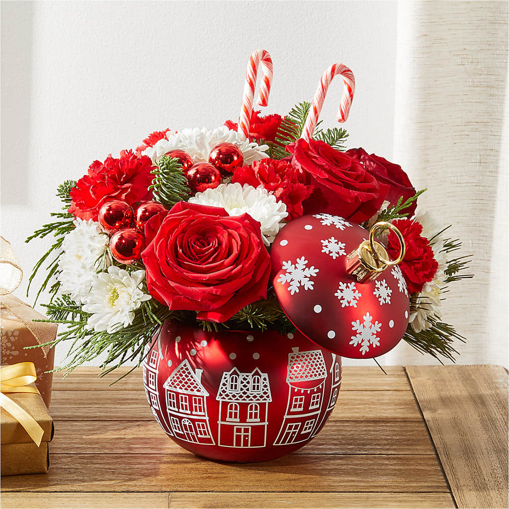 Cheer in the Air Ornament –  Valley Flower Shoppe, Waverly NY