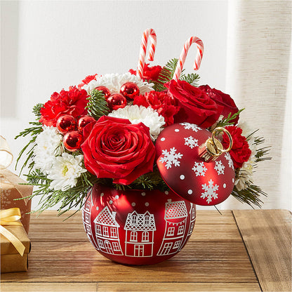 Cheer in the Air Ornament –  Valley Flower Shoppe, Waverly NY