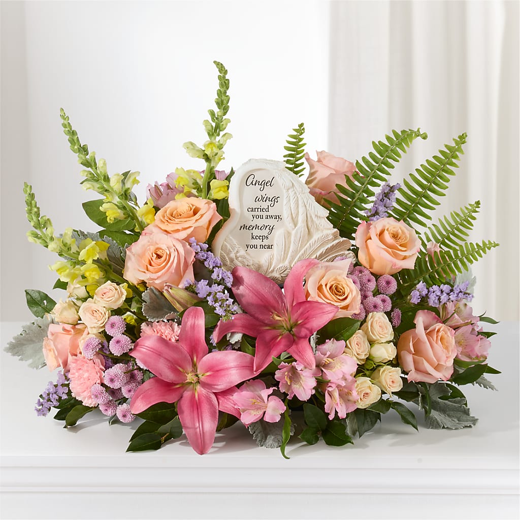 Gentle Light Arrangement –  Valley Flower Shoppe, Waverly NY