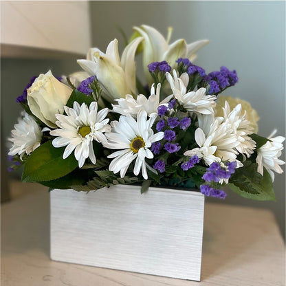 Beyond Blue Box Bouquet –  Valley Flower Shoppe, Waverly NY