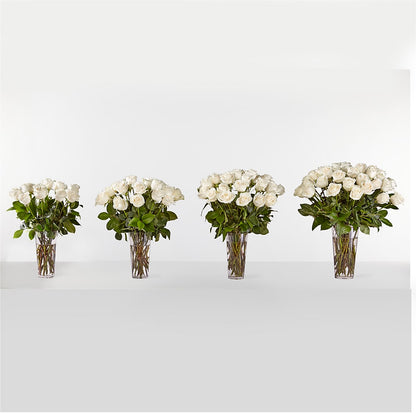Long Stem White Rose Bouquet –  Valley Flower Shoppe, Waverly NY