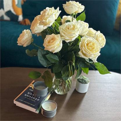 Long Stem Yellow Rose Bouquet –  Valley Flower Shoppe, Waverly NY