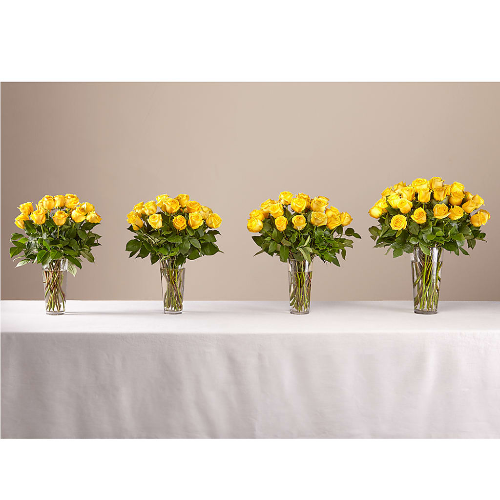 Long Stem Yellow Rose Bouquet –  Valley Flower Shoppe, Waverly NY