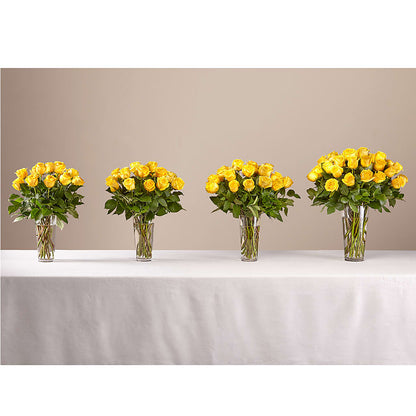 Long Stem Yellow Rose Bouquet –  Valley Flower Shoppe, Waverly NY