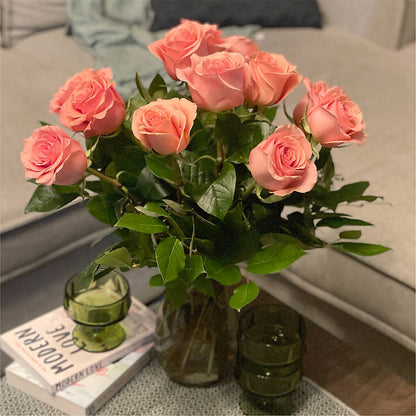 Long Stem Pink Rose Bouquet –  Valley Flower Shoppe, Waverly NY
