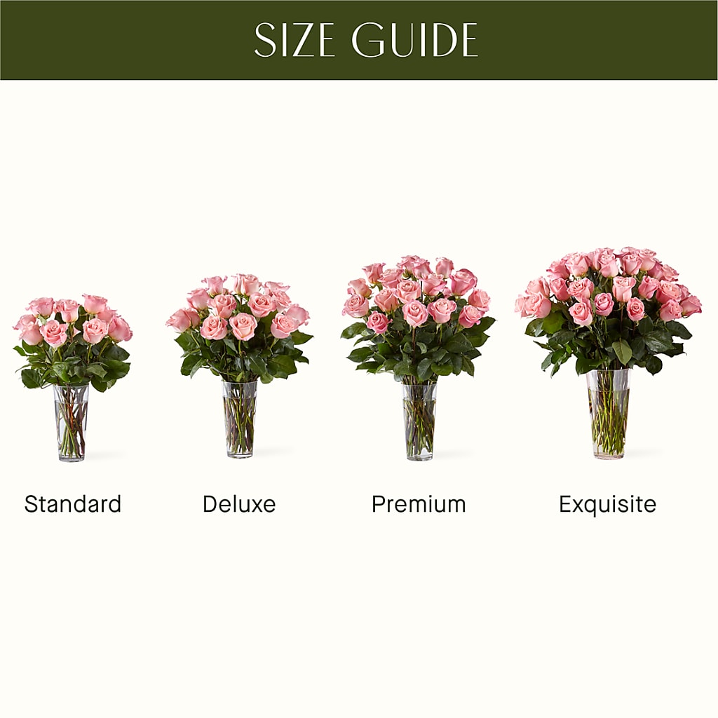 Long Stem Pink Rose Bouquet –  Valley Flower Shoppe, Waverly NY
