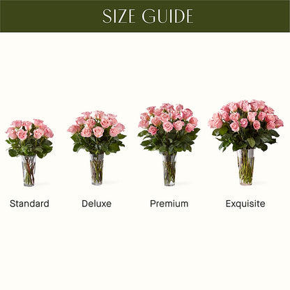 Long Stem Pink Rose Bouquet –  Valley Flower Shoppe, Waverly NY