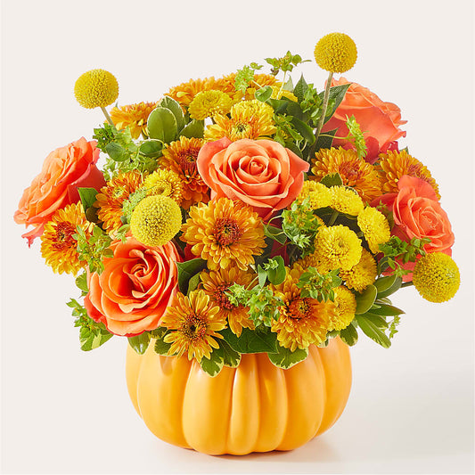 Gourdgeous Pumpkin –  Valley Flower Shoppe, Waverly NY