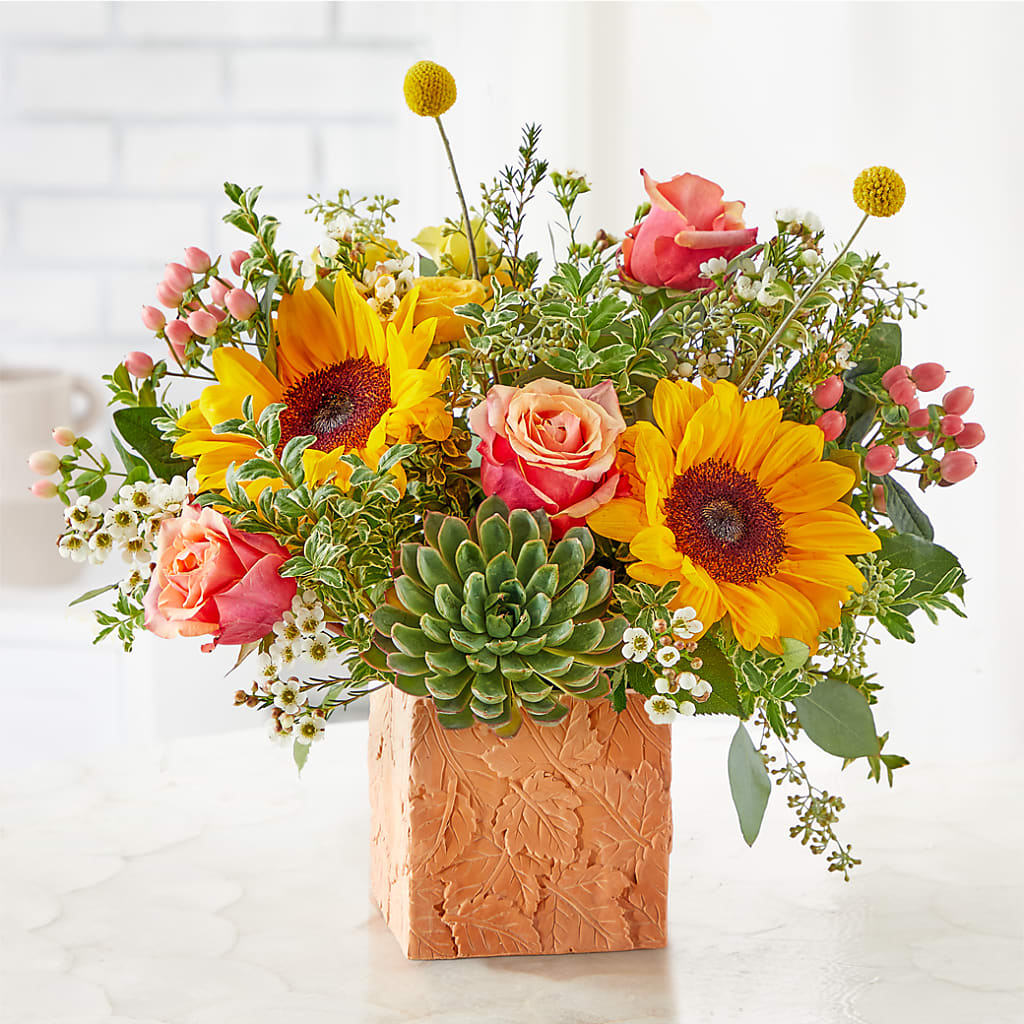 Sunflower Season Bouquet –  Valley Flower Shoppe, Waverly NY
